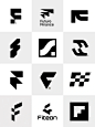 前卫logo设计分享| 第六期字母F