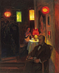 Erich Kleiber, Evening Tea-time with Chinese ... | schildering met (l…