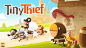 手机游戏《Tiny Thief》矢量卡通风格UI欣赏_UI路上 #UI# #Web# #素材# #iOS# #Banner#