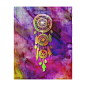 Girly cute purple watercolor Dreamcatcher art Stretched Canvas Print
