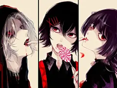 东京喰种トーキョーグール P站 pixiv 东京食尸鬼 动漫° 原创³ 同人² 插画 头像 封 次元 壁纸 手绘 插画名：什造＆喰種:re2巻 投稿者：頭の中カユ太郎
