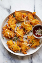 Parmesan Pumpkin Fritters - crazy delicious pumpkin fritters recipe with Parmesan cheese. Easy, fail-proof and takes only 20 mins | rasamalaysia.com