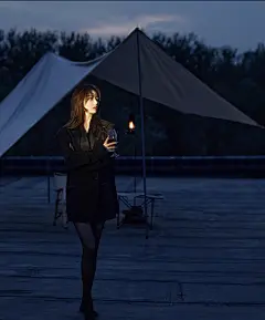 人物摄影 形象拍照 壁纸 人物形象 水库外景 黑丝姐姐  一个人也挺好的