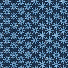 日本传统无缝图案。浅蓝色背景上的小花。布料，印刷，产品，瓷砖，包装，壁纸，服装，包装，网页，表面的设