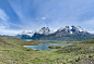 lake beside mountain ranges