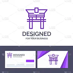 大门,名片,品牌名称,模板,创造力,传统,公园,自然美