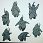 Zootopia Rhino poses #visualdevelopment #disney #disneyartist #zootopia #zootopiadisney #sketch #characterdesign by bschwaby