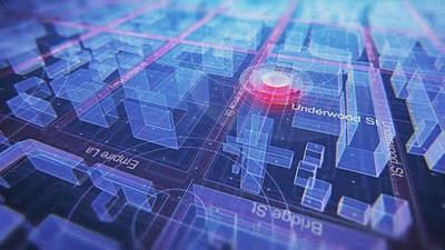 000933_Map虚拟三维城市楼房科技...