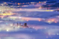 #动漫#《未闻花名》取景地：埼玉县秩父市的云海。七彩云雾袅绕…美的不像是真的 ​​​ ​​​​