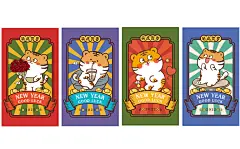 ip虎萌萌形象设计原创胖虎年2022文创产品生肖动物小老虎插画设计