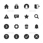 基本界面图标——网络图标Basic Interface Icons - Web Icons块,箭头,本按钮,取消,聊天,检查,关闭,齿轮,评论,删除,感叹,常见问题,帮助,家里,图标,信息,锁,放大镜,消息、通知、问题,搜索,设置,明星,ui,用户,用户界面,警告,网络 arrow, bin, block, button, cancel, chat, check, close, cog, comments, delete, exclamation, faq, help, home, icon, infor