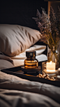 jingfeng___Black_aromatherapy_scent_on_the_nightstand_with_pill_10e35e5f-c72c-4069-bd3c-e4870494d972