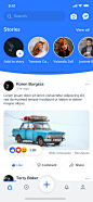 Facebook的重新设计的iOS