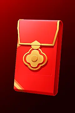 AI数字艺术中国风新年春节立体红包元素