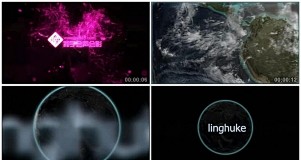 从太空到地球-会声会影新闻联播片头模板