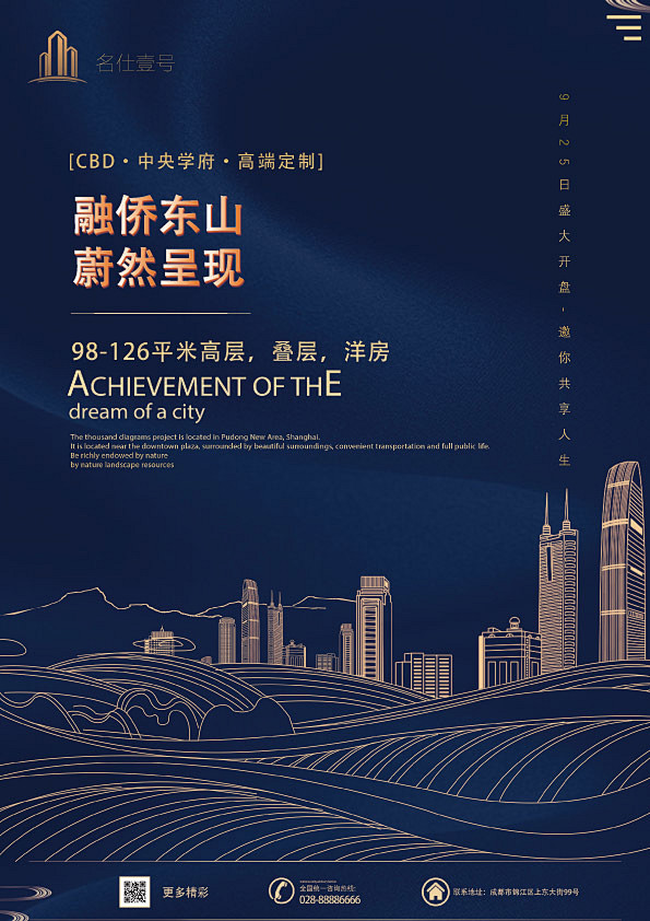 房地产DM单正面