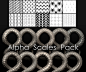 Alpha Sclaes Pack, Nacho Riesco Gostanza : Pack of 10 high quality tileable Alpha Maps (1024x1024) of different scales designs
You can purchase them here: 
Gumroad: https://gum.co/UELKO
Cubebrush: http://cbr.sh/0txjcu