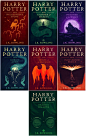 Harry Potter Book Covers by Olly Moss