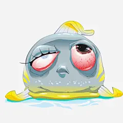 卡通形象双鱼座高清素材 创意设计 十二星座 卡通形象 免抠png 设计图片 免费下载