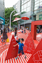 red planet, an unconventional playground by 100architects in shanghai :  