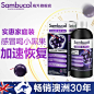 澳洲进口Sambucol黑接骨木莓小黑果全家通用感冒糖浆250ml家庭装