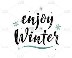 文字,冬天,雪花,举起手,标志,简单,短语,贺卡,灵感,雪