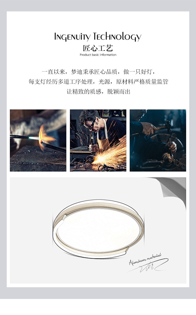 北欧吸顶灯卧室灯简约现代房间灯圆形led...