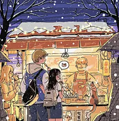 插画师分享63｜情侣日常 和男友(狗)的一天 - 小红书