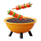 Barbeque 3D Icon