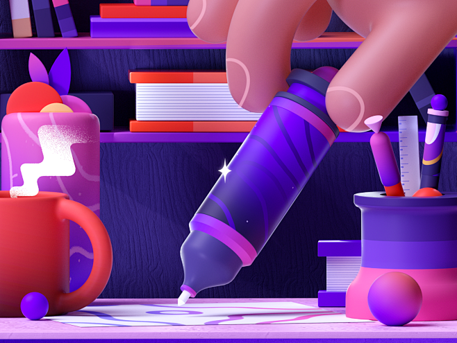 C4D视觉参考/C4D IP人物角膜/c...