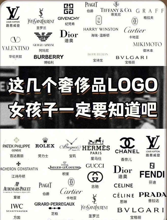 这些名牌包包logo女孩子一定要知道