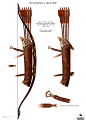 The Hobbit - Elves, WETA WORKSHOP DESIGN STUDIO : The Weta Workshop Design Studio devised a brand new set of Elven armour and weapons for The Hobbit. These new artefacts referenced the design language established for the Elves on The Lord of the Rings, bu