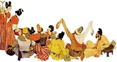 古代庆祝动漫人物