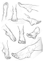 Sketchbook Feet 2 by Bambs79 on deviantART: 