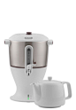 Mulex 290085 Tea Samovar 3 Litres White: Amazon.co.uk: Kitchen & Home