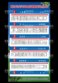 线路图站点牌  - 源文件下载【酷图网】线路图,公交路线图,公交指示牌,公交线路,123468路公交,室外广告设计,户外,背景,设计海报,广告设计,广告户外喷绘,平面设计,PSD分层,