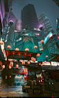 Cyberpunk 2077 - cherry blossome, Toivo : The Night city turned out to be a rich and lively place, you can literally feel the hand-made details popping up in every square meter of the environment. Thousands of ideas are spread across the City all followin