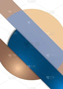 色彩鲜艳的圆形切割部分。现代抽象背景。为商务演示，传单，海报和邀请设计布局。向量