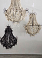 Mud Beaded Chandelier: 