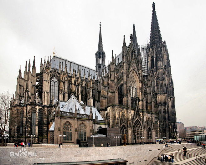 哥特式科隆大教堂k02lnerdom全名hohedomkirchestpeter