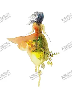 彩绘人物背影 【酷图网】彩绘人物背影,手绘女孩,女孩,粉彩,淡彩,女孩元素,水彩手绘女孩,插画女孩,手绘人物,美女,女生,漫画,可爱女孩,儿童素材,卡通,唯美手绘,女孩背影,文艺海报,PNG免扣素材