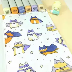 「作者出处搜集」
微博上常见的这些无署名Q版简笔画素材，其作者为kirakiradoodles（ins）。

#手帐素材插画手绘##艺术范##简笔画# ​​​​