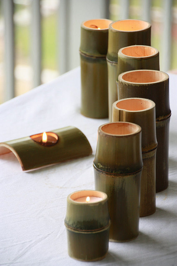 创意竹子产品设计图集丨编织装饰/灯具水壶...