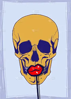 凉爽的头颅设计