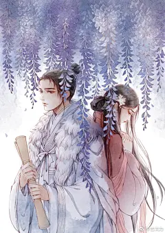 古风插画   图/古戈力
