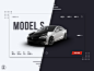 Tesla Model S Splash Page website design website web car app uiux mode