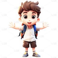 四季1985采集到3D-人物-卡通