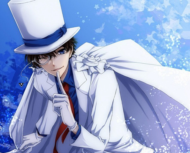 黑羽快斗登场作品魔术快斗名侦探柯南客串身份高中生魔术师第二代怪盗