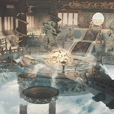 概念气氛图-古代玄幻大殿-花瓣网