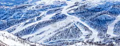 海姆瑟达尔,滑雪坡,自然,天空,度假胜地,水平画幅,地形,雪,无人,全景